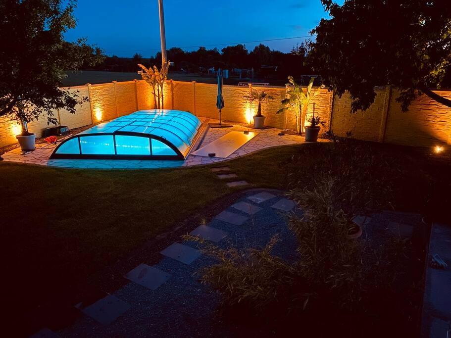 Pool, Sauna Und Blick Ins Gruene Wittenberg Zewnętrze zdjęcie